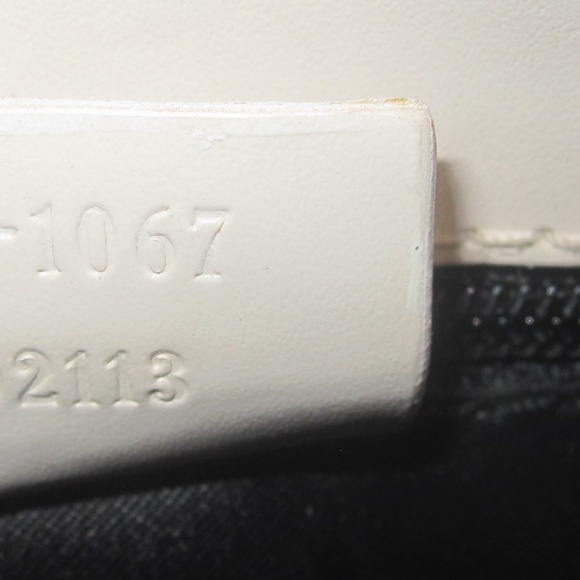 GUCCI white leather Jackie O shoulder handbag - Picture 5 of 8